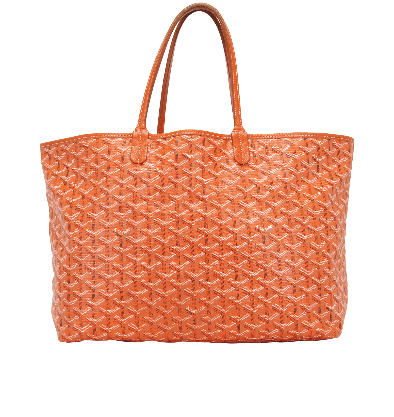 Saint Louis PM, &pound;1,300, Handbags, Orange, Canvas, Back view